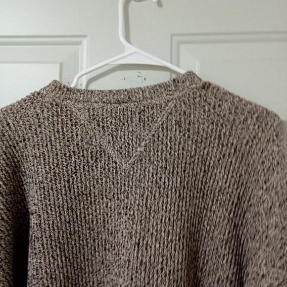 Tommy Hilfiger Mens XL Beige Crewneck Sweater 100% Cotton Made In India - Picture 8 of 15